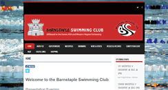 Desktop Screenshot of barnstapleswimmingclub.co.uk