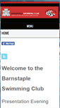 Mobile Screenshot of barnstapleswimmingclub.co.uk